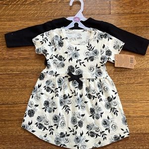 Dress and cardigan set NWT 3-6 months